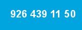 926 439 11 50 926 439 11 50